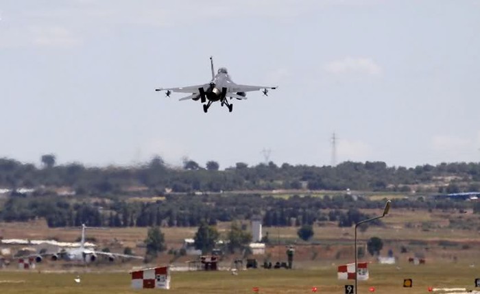 Phi đội F-16 của Thổ Nhĩ Kỳ trực chiến gần biên giới với Syria
